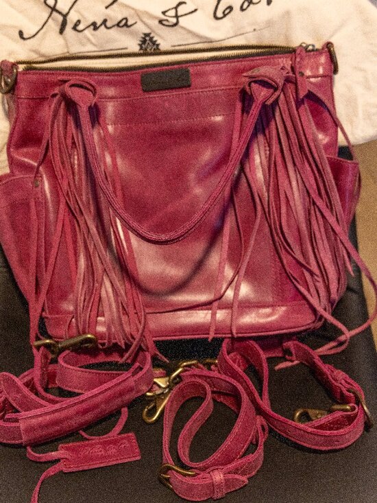 Nena & Co. Handbags - Pink Leather Nena & Co The Perfect Bag - Medium (TMPB) Mexico Collection